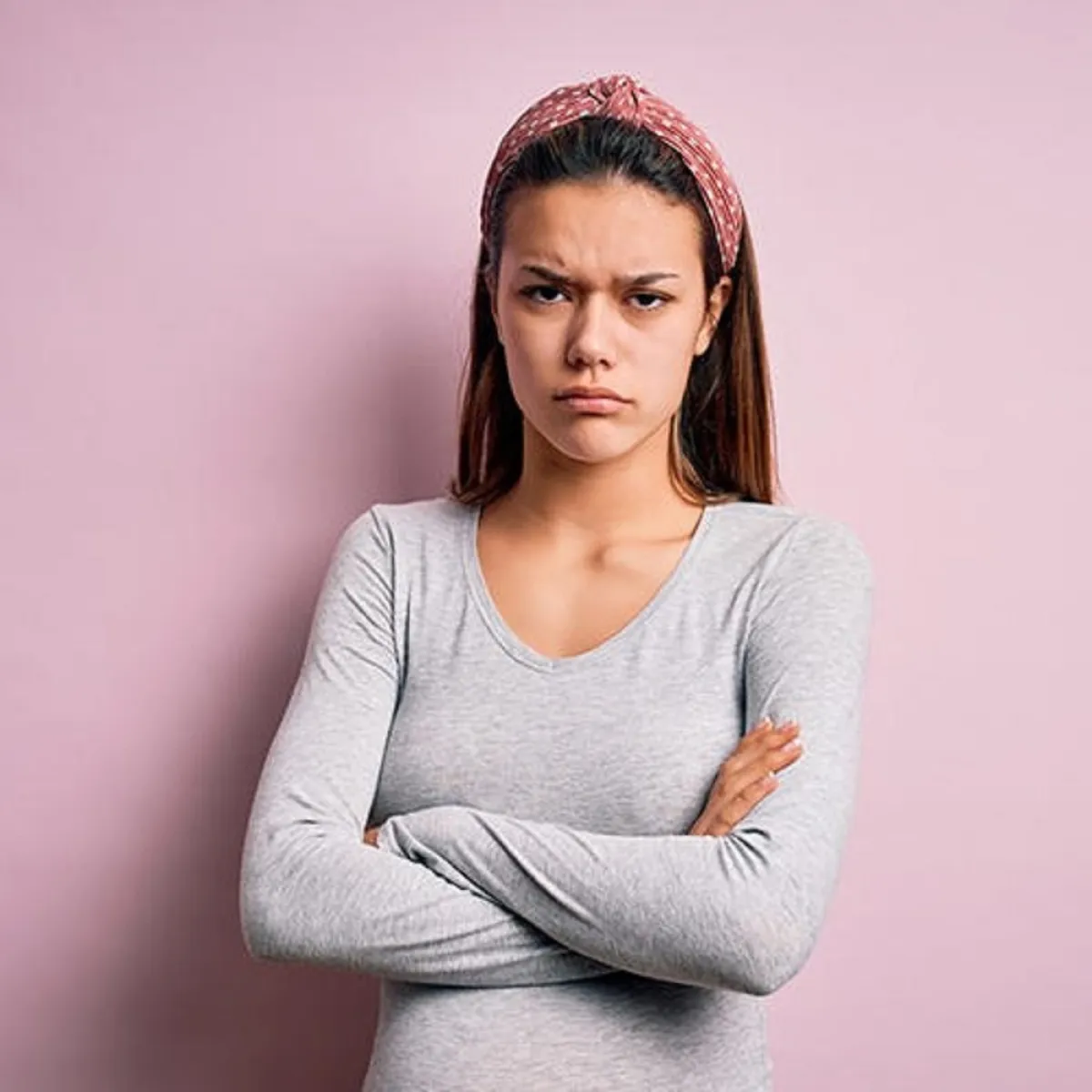 صورة لحامل غاضبة جداً