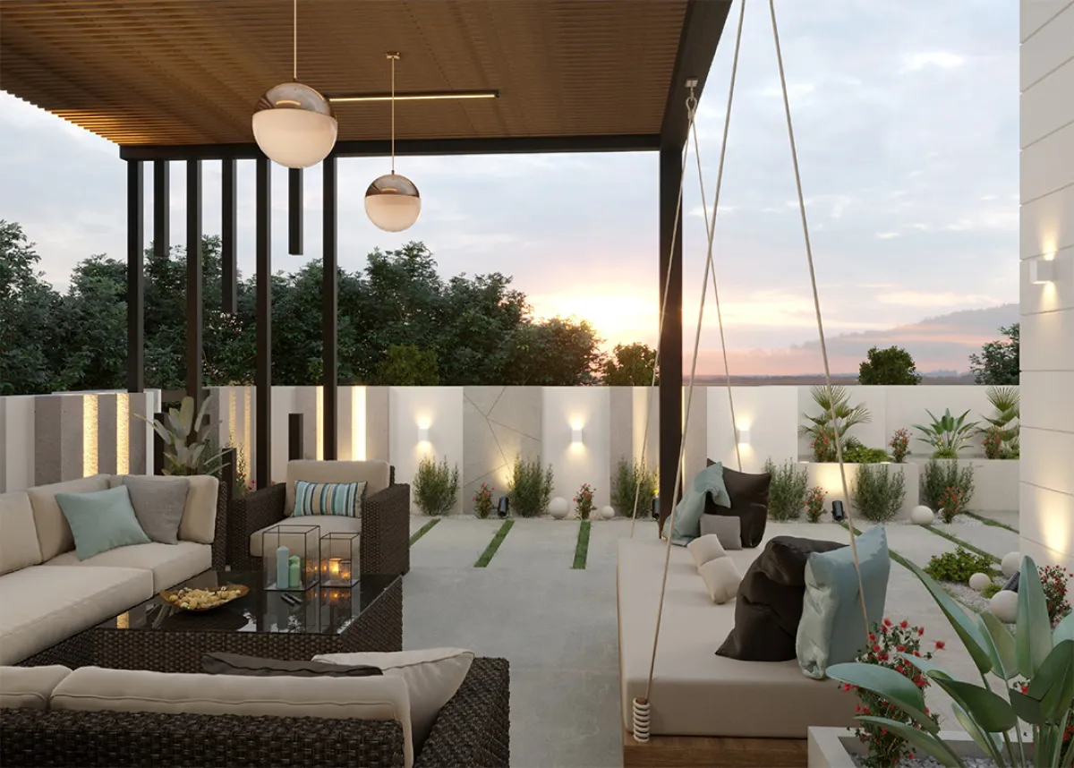 أرجوحة (الصورة من مؤسسة نخبة فيو للديكور)