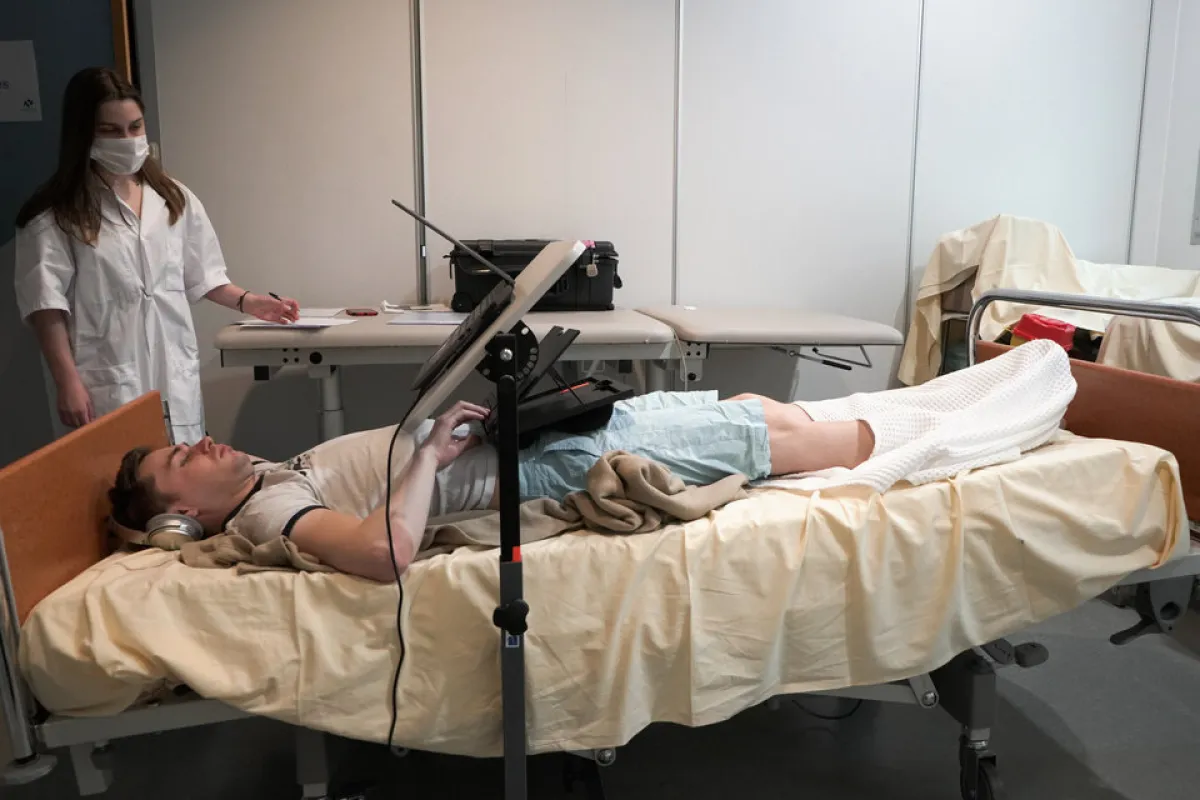 Feet up for bedrest studies – The European Space Agency