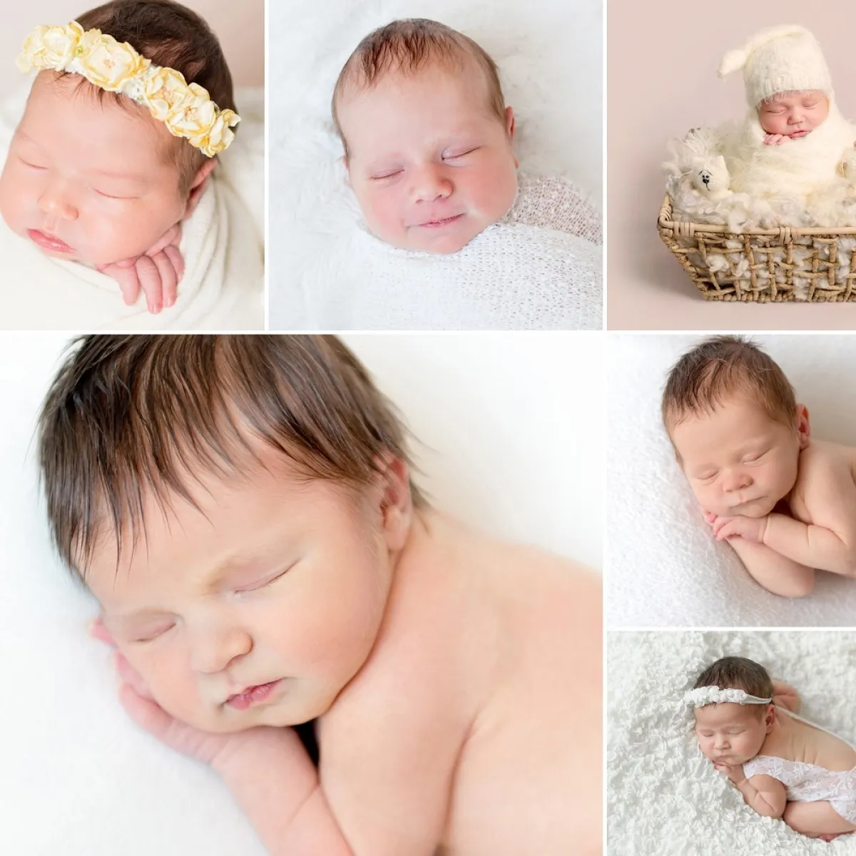 صورة لعدد من الأطفال بشعر كثيف وأخر خفيف