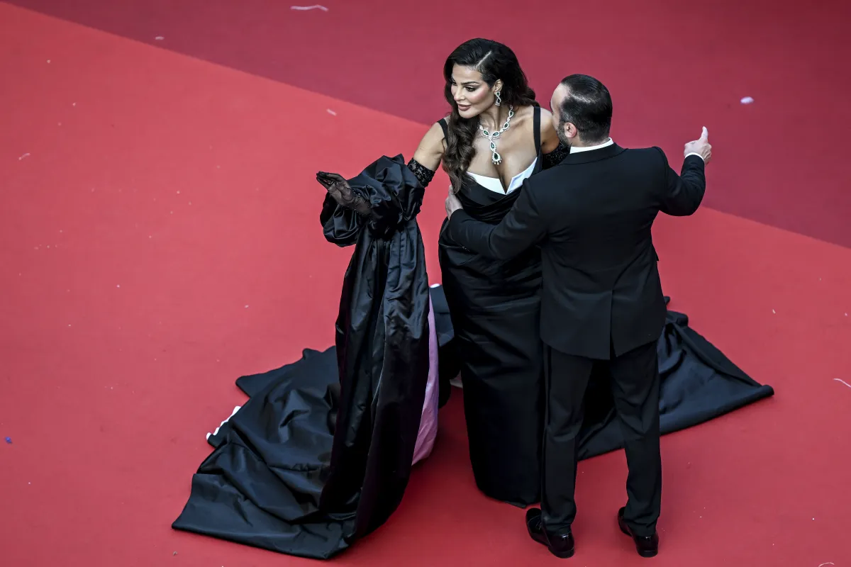 مهرجان كان السينمائي 2023، نادين نسيب نجيم،Nadine Nassib Njeim (مصدر الصورة  Patricia DE MELO MOREIRA / AFP )