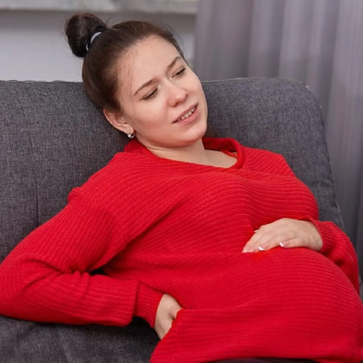 صورة لحامل تنتظر الولادة