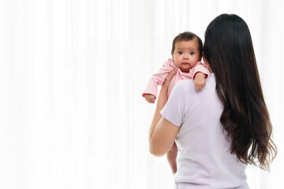 صورة للتكريع التلقائي للرضيع