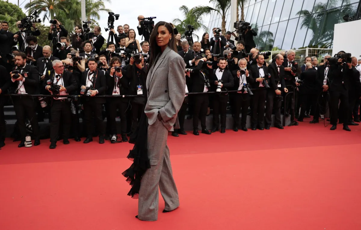 مهرجان كان السينمائي 2023، سيندي برونا Cindy Bruna (مصدر الصورة: Valery HACHE / AFP)