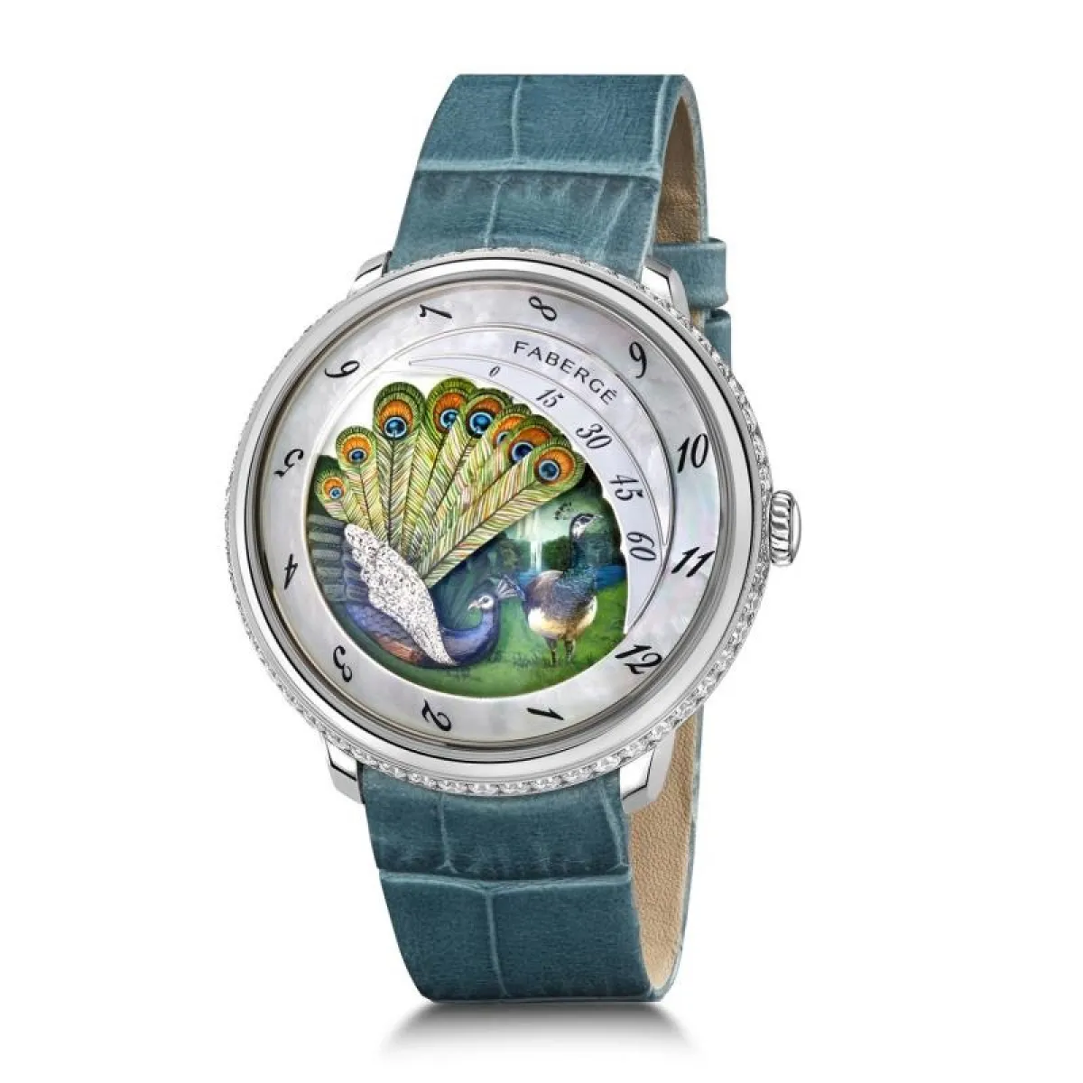ساعة Compliquée Peacock من فابرجيه Fabergé