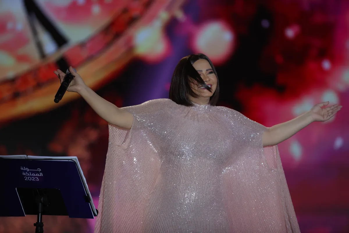 شيرين عبد الوهاب في حفلها بـ جدة 