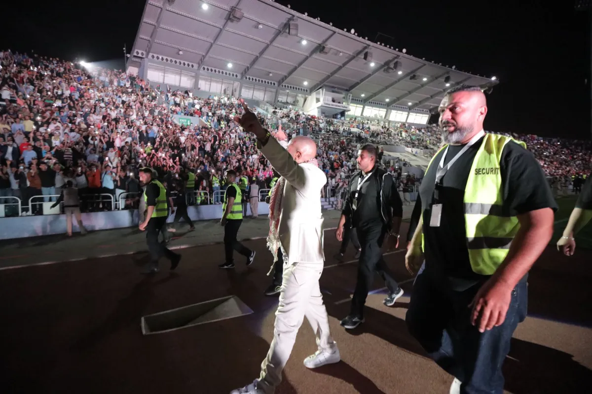 أحمد سعد في حفل زفاف ولي عهد الأردن - الصورة من المركز الاعلامي للفنان أحمد سعد