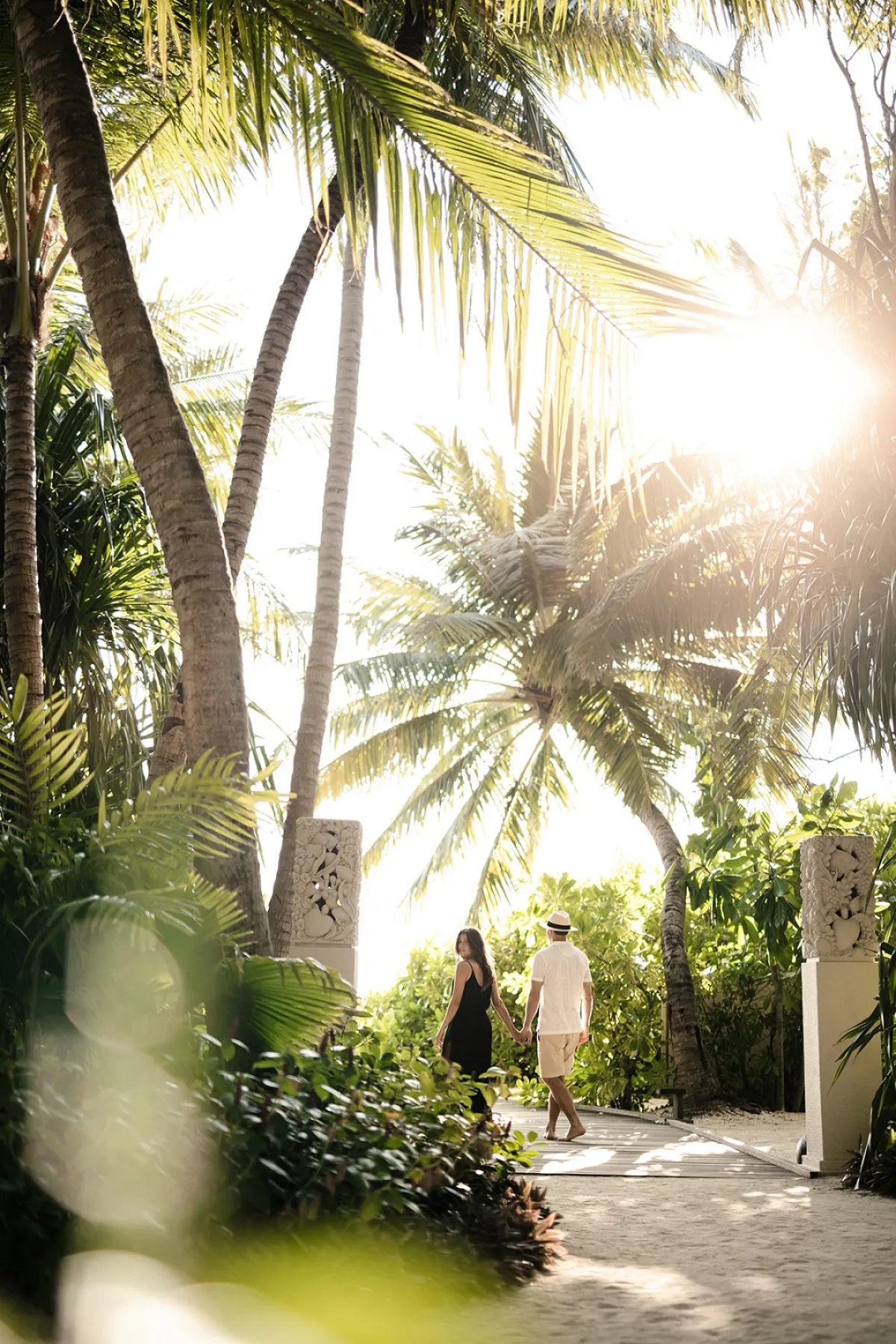 إقامة مثالية للثنائي في عشاء رومانسي في باروس المالديف