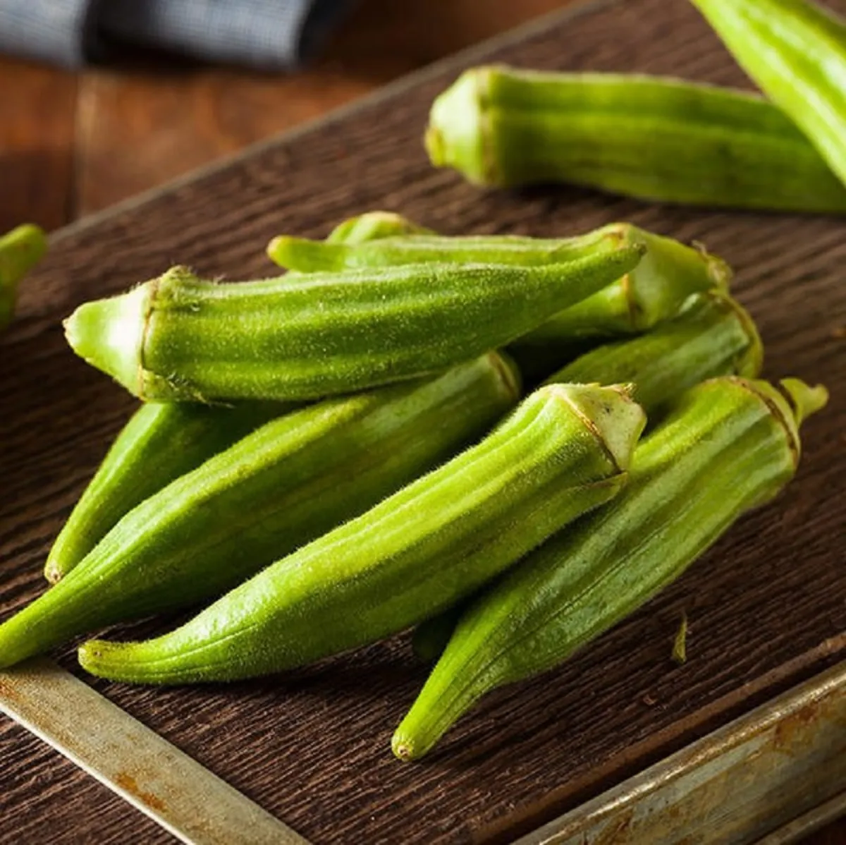 صورة لحبات البامية