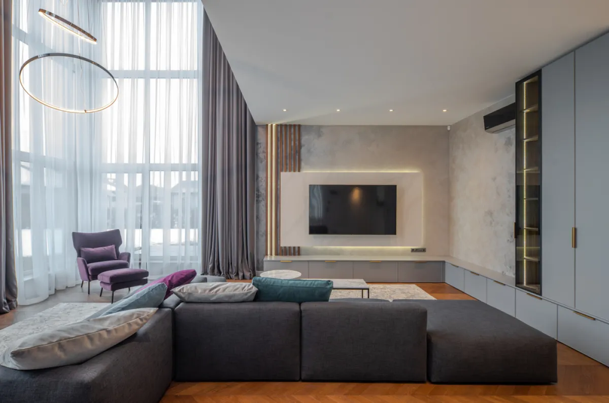 كيفية تصميم ديكور جدار التلفزيون؟