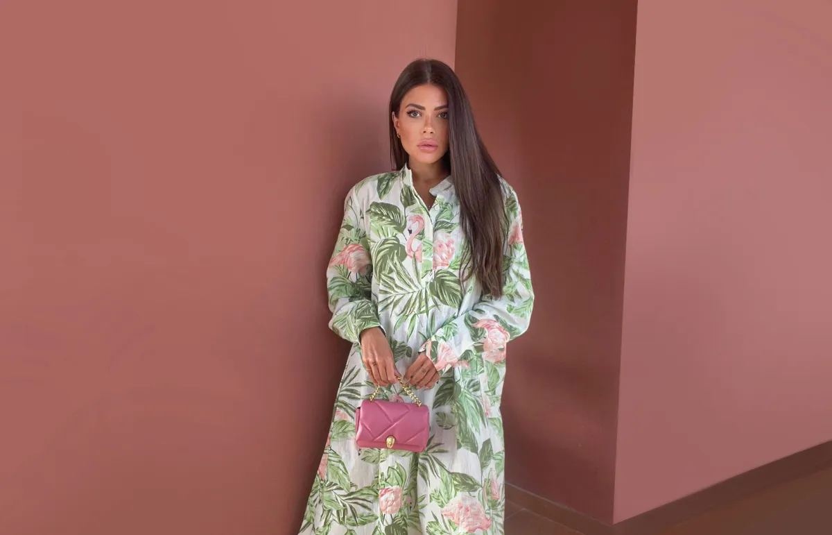 فستان مشجر من خزانة فوزازا