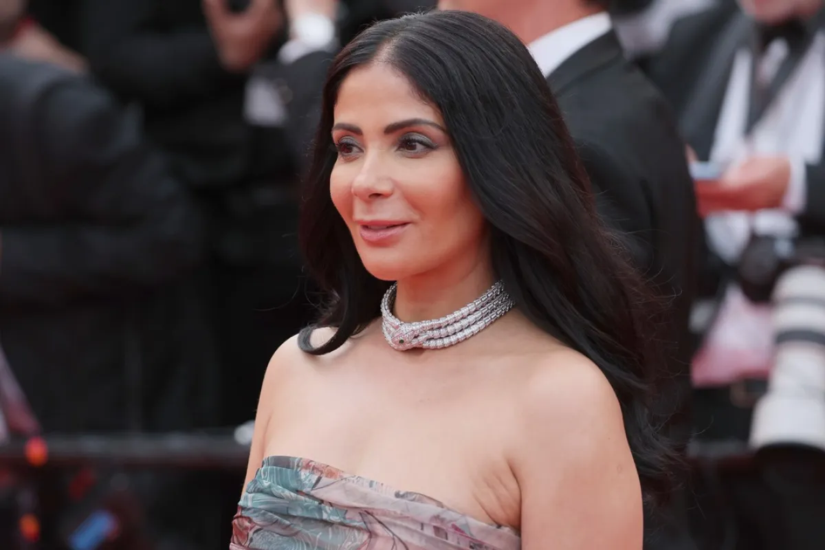 Mona Zaki attends the "Jeanne du Barry" Screening & opening ceremony red carpet at the 76th annual Cannes film festival at Palais des Festivals on May 16, 2023 in Cannes, France. (Photo by Victor Boyko/Getty Images)