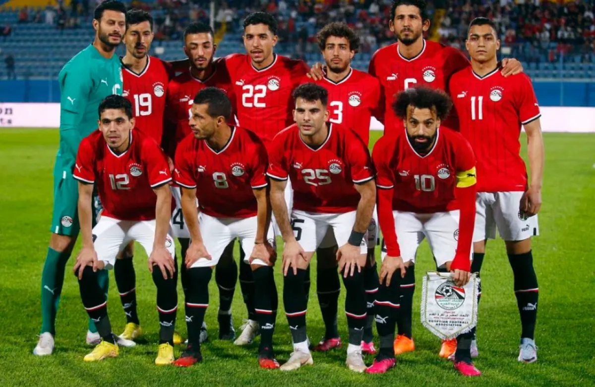 Soccer Football - African Cup of Nations Qualification - Group D - Egypt v Malawi - 30 June Stadium, Cairo, Egypt - March 24, 2023 Egypt players pose for a team group photo before the match REUTERS/Amr Abdallah Dalsh/File Photo