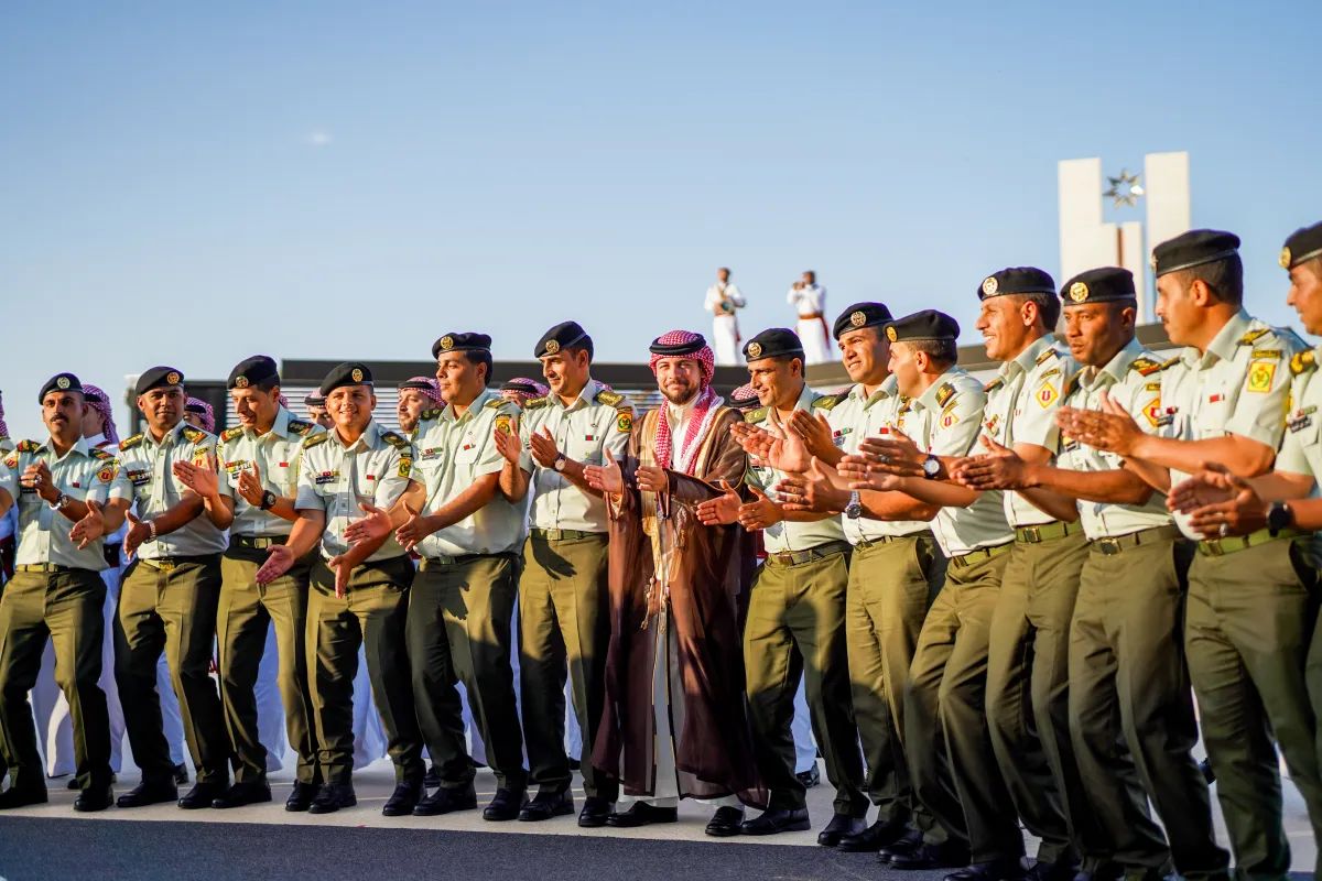 الأمير الحسين في حفل "القرا"-مصدر الصورة : الديوان الملكي الهاشمي