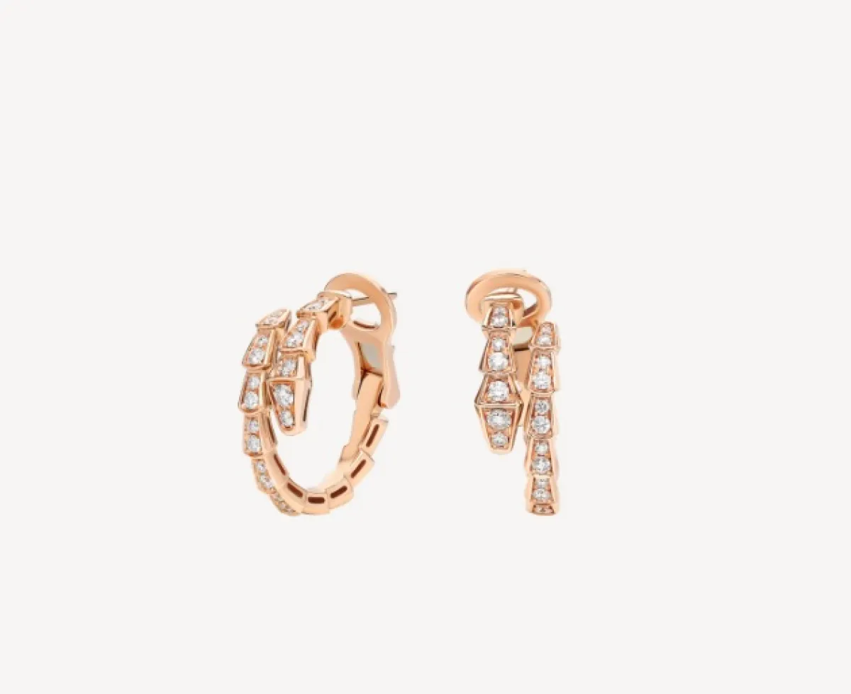 أقراط Serpenti Viper من بلغاري Bvlgari