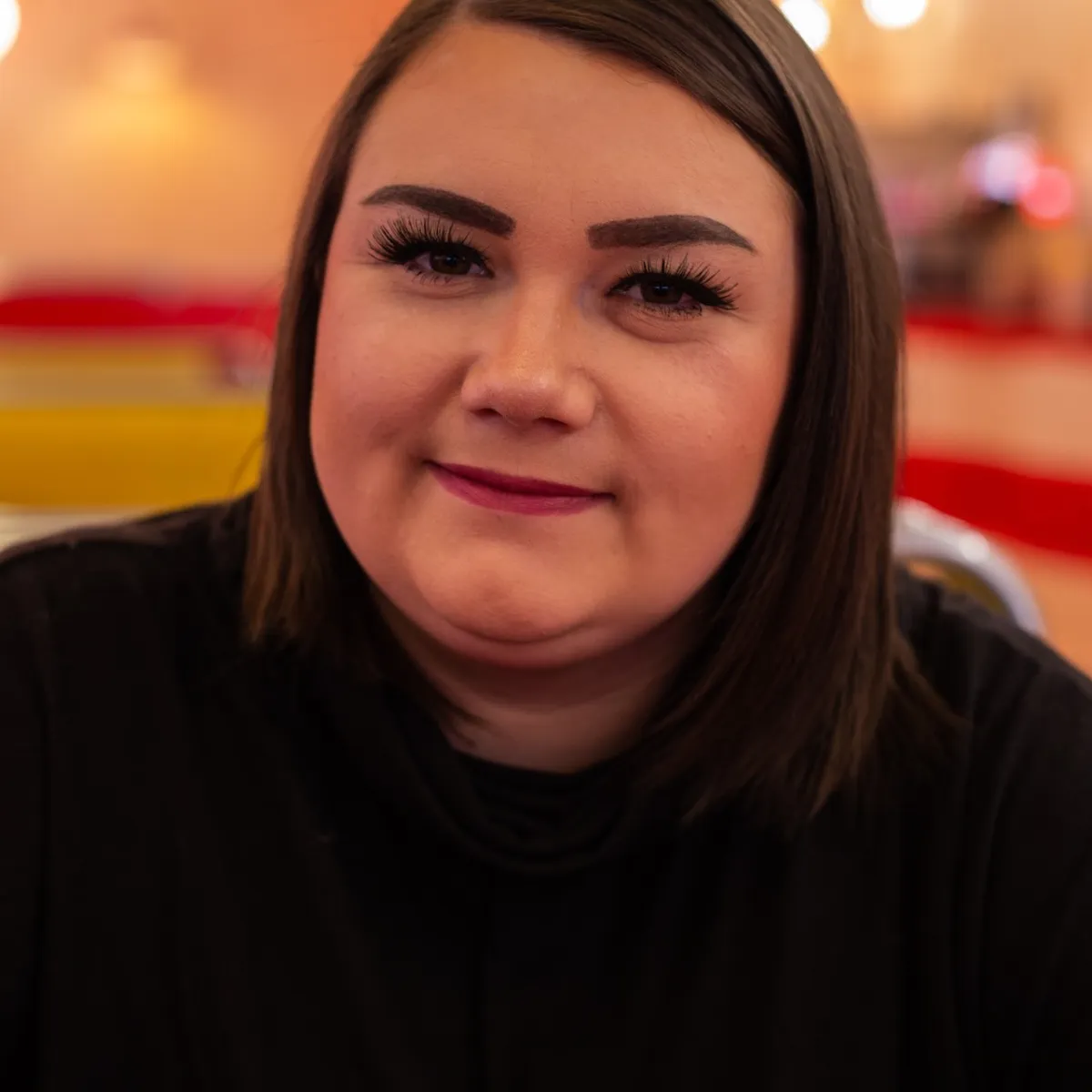 صورة امرأة ممتلئة