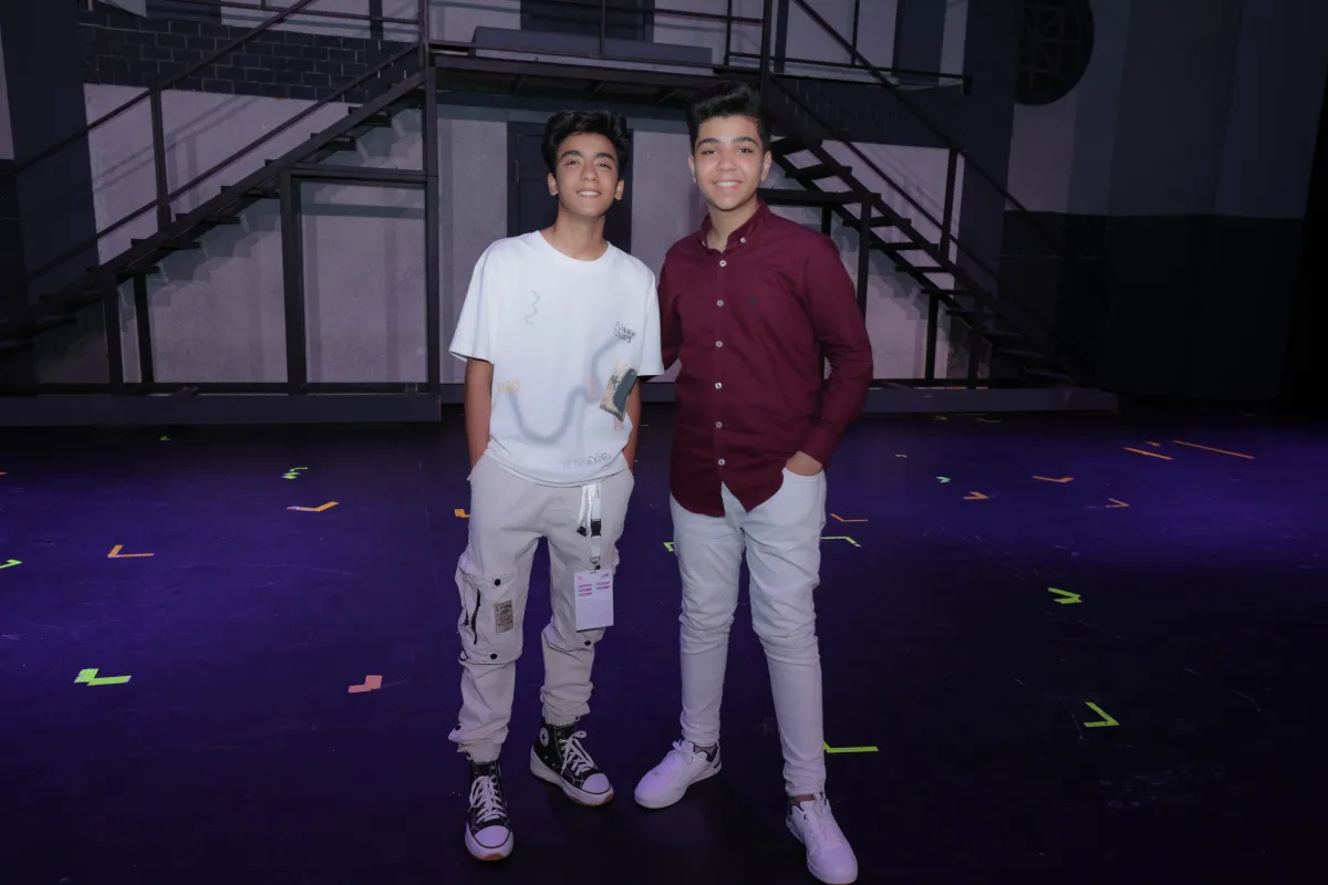 الطفلان فاروق ومروان- تصوير: عدنان مهدلي