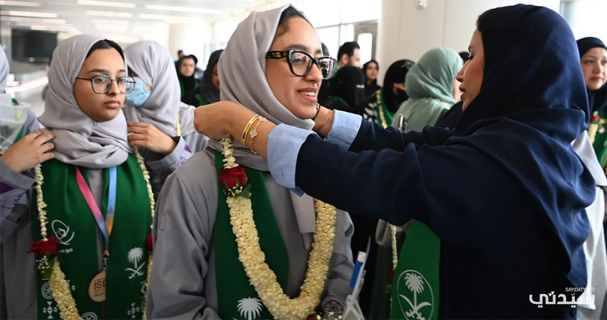 من استقبال الفائزين