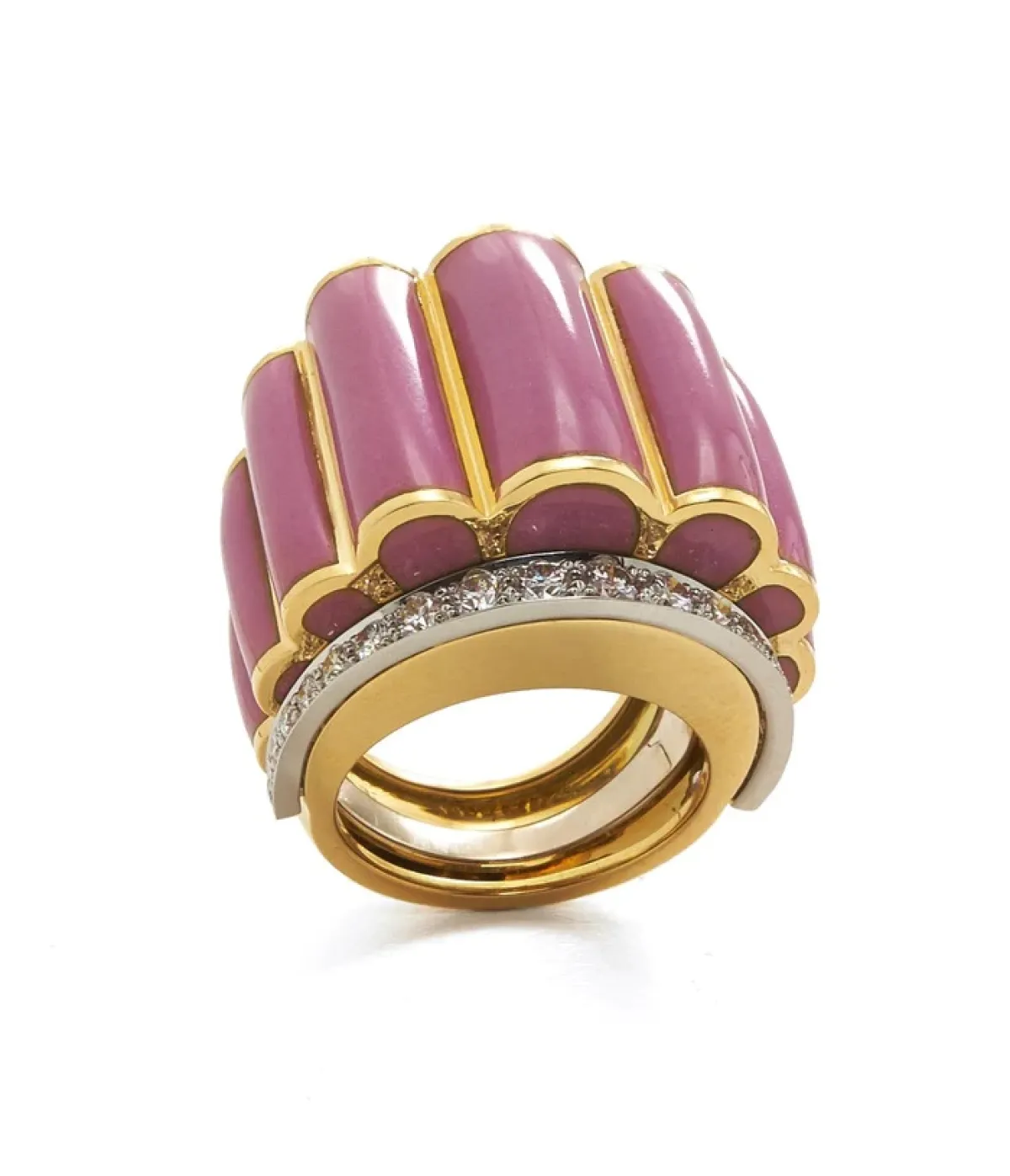 خاتم Scallop من ديفيد ويب David Webb