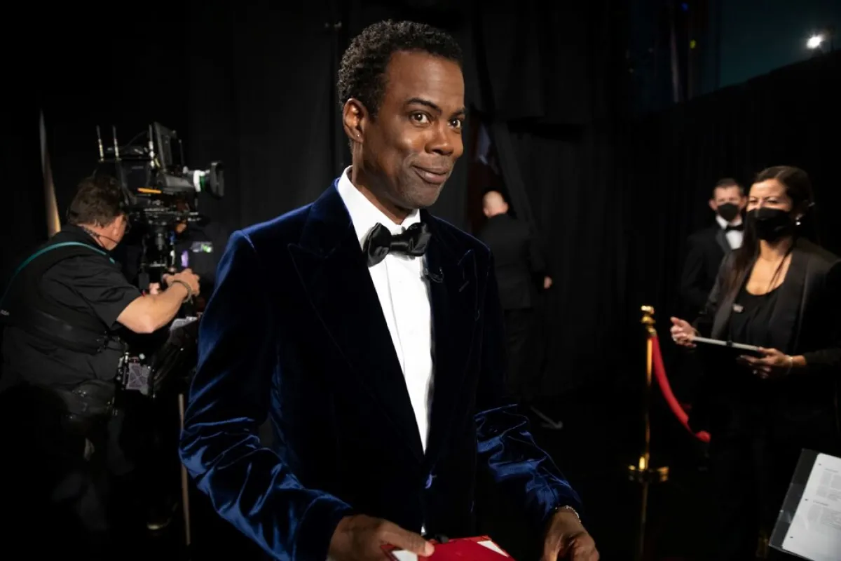 كريس روك في حفل أوسكار 2023 Chris Rock ( مصدر الصورة: Al SEIB / various sources / AFP)