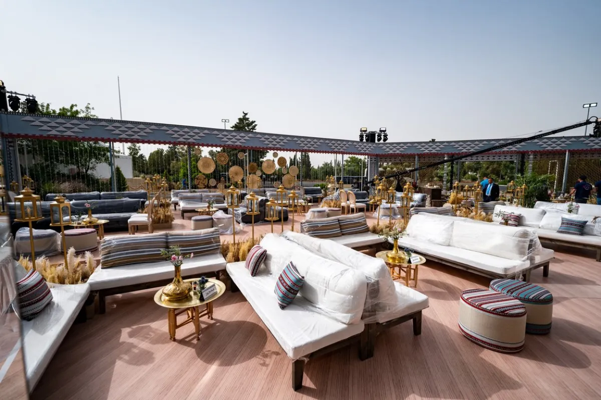 منسوجات بدوية على الجدران