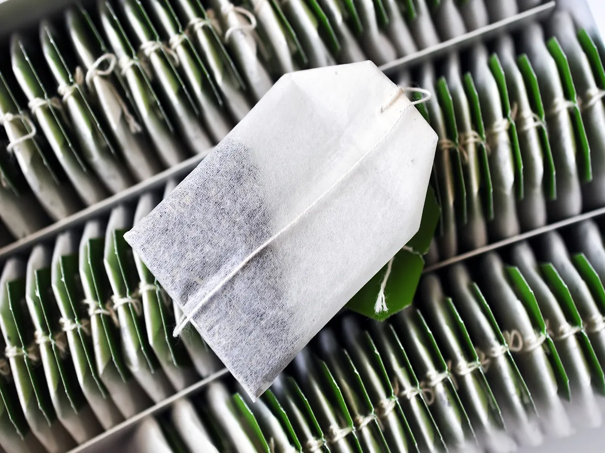 صورة لأكياس من الشاي