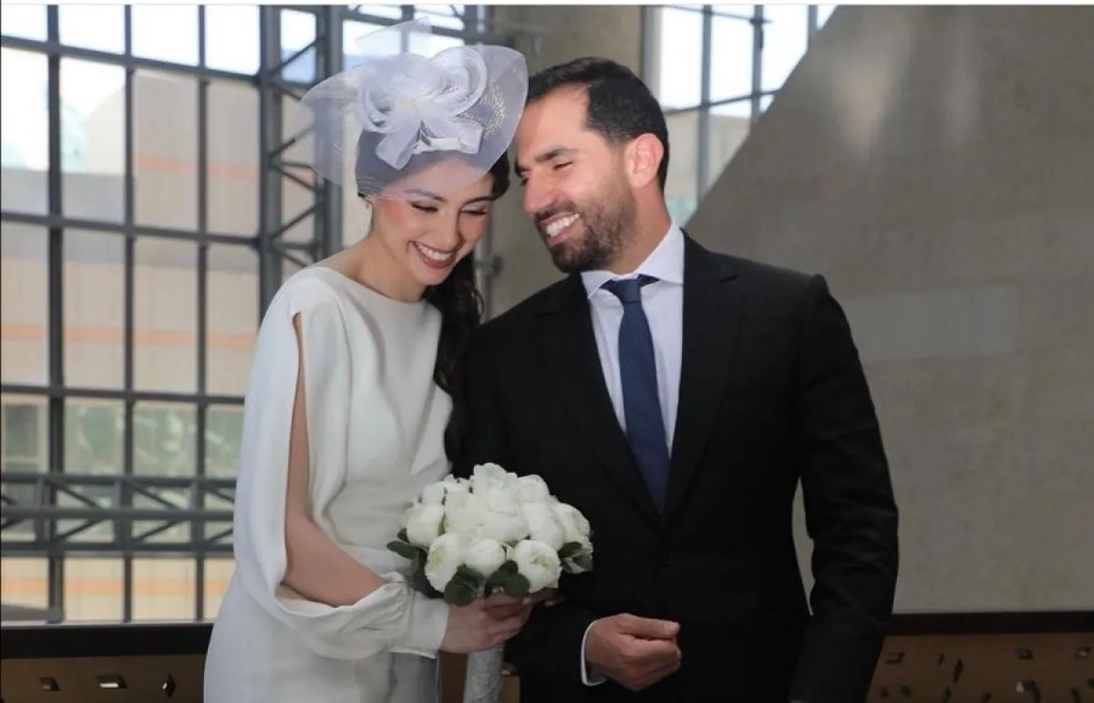 ماريتا الحلاني وزوجها كميل ابي خليل- الصورة من حساب ماريتا على إنستغرام