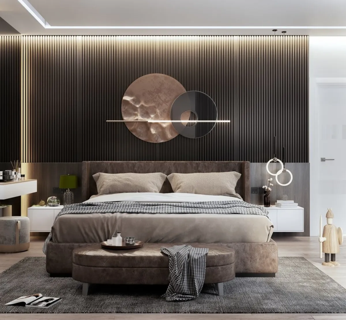 غرفة نوم "مودرن"