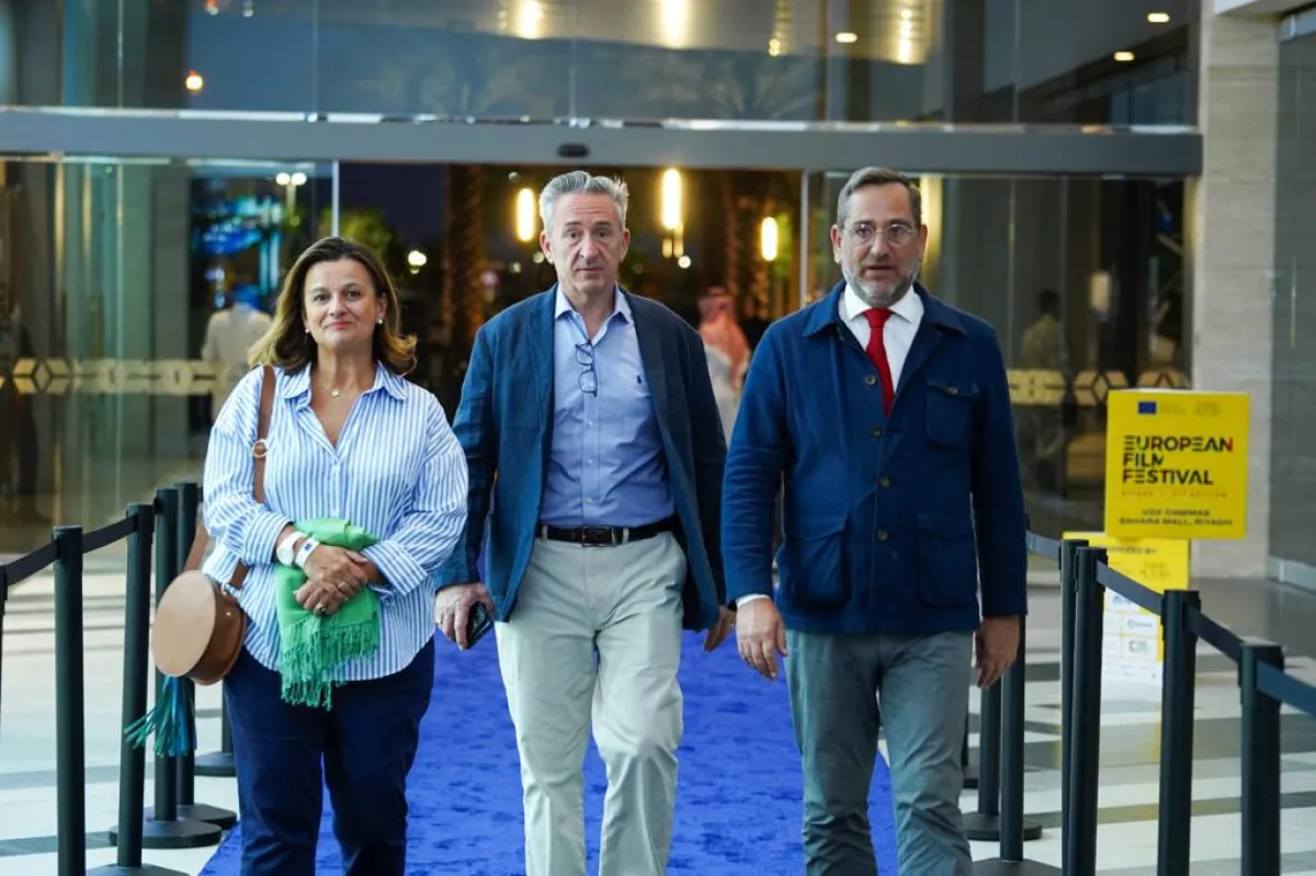 بداية الحضور لحفل الافتتاح - الصورة من المركز الاعلامي لمهرجان الأفلام الأوربية