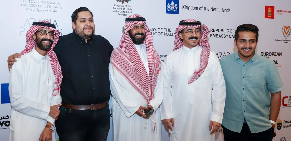 جانب من الحضور في مهرجان الافلام الاوروبية