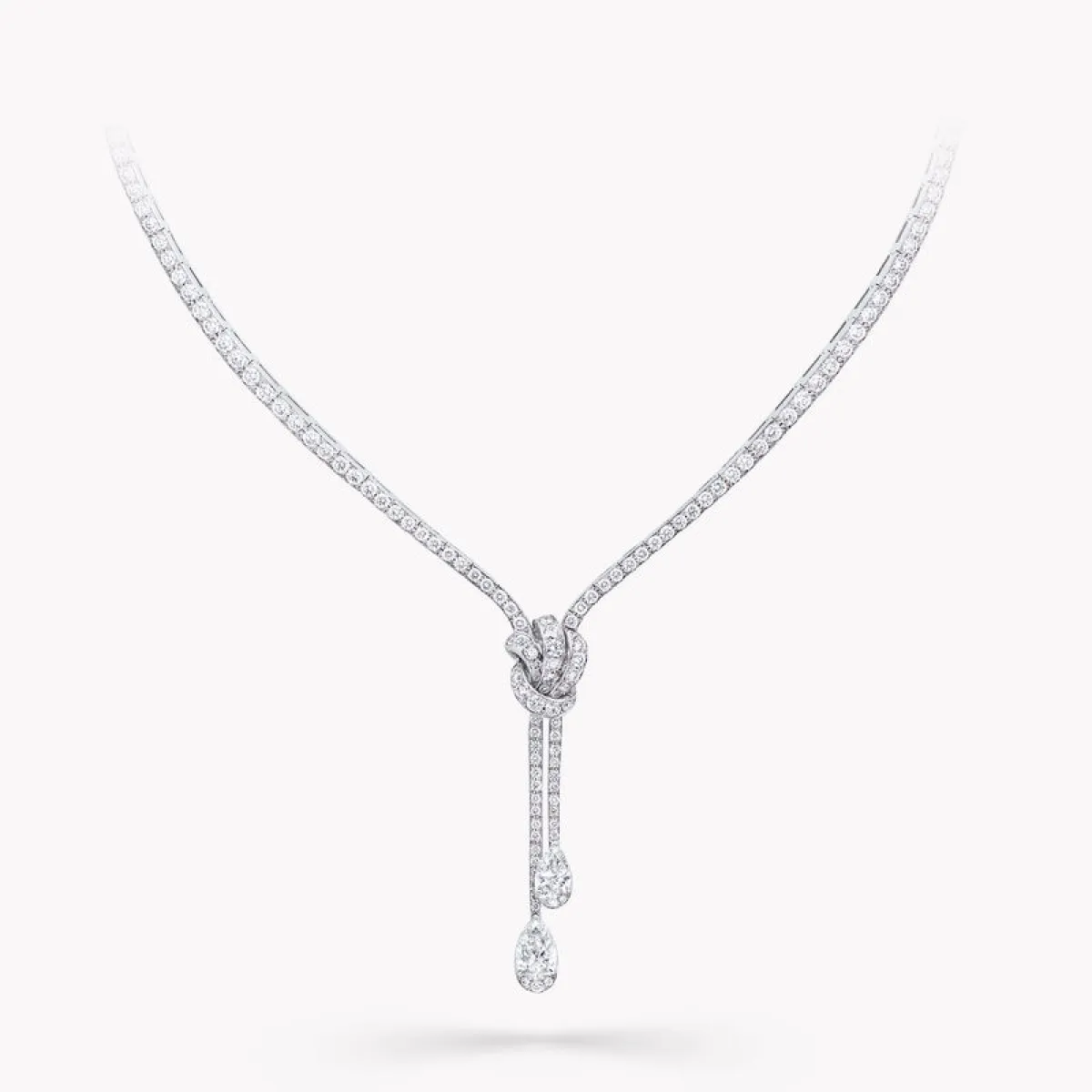 قلادة Tilda’s Bow Double Pavé من غراف Graff 