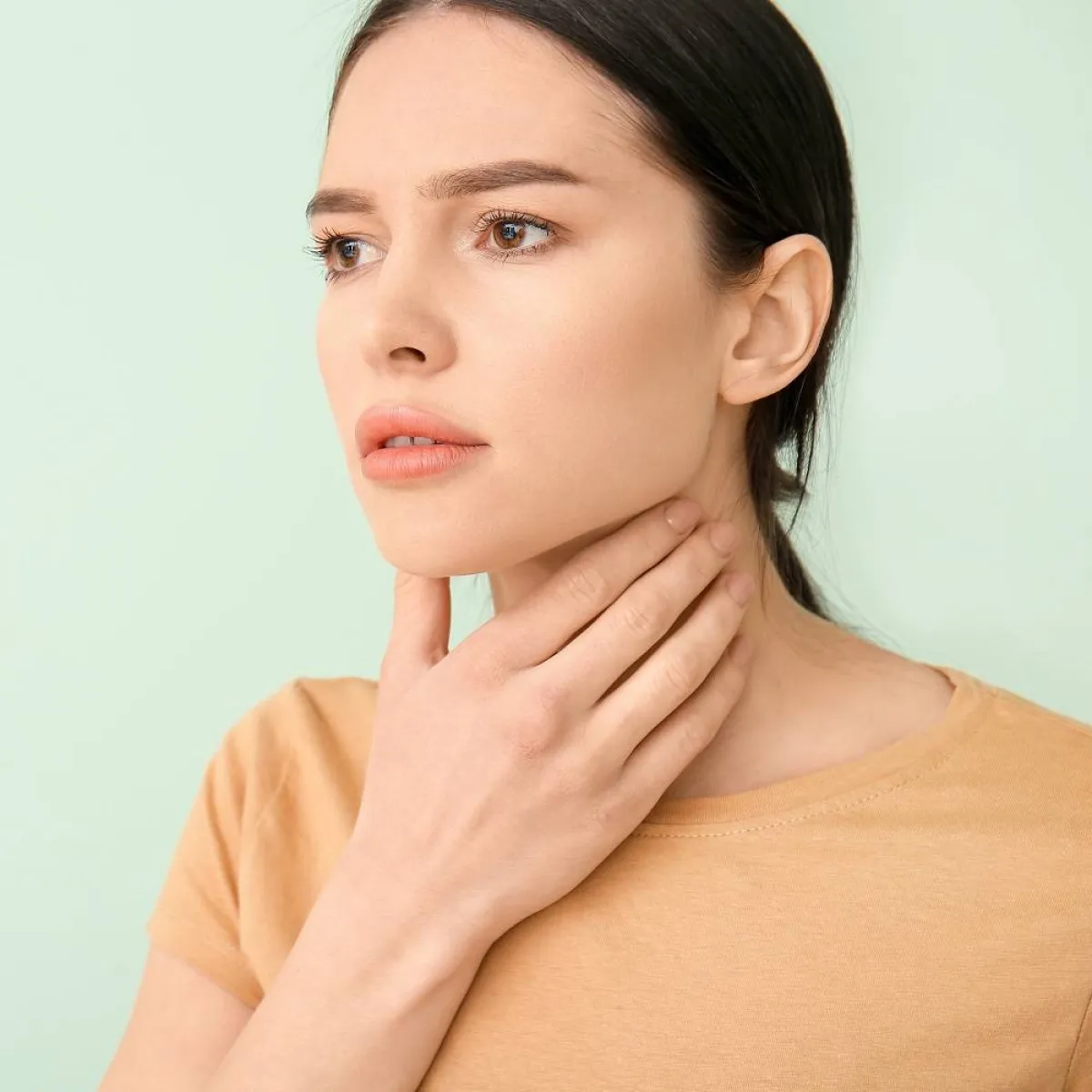 صورة لحامل تشكو من اضطراب الغدة