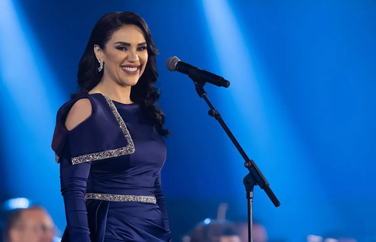 مي فاروق -الصورة من المركز الاعلامي ل بنش مارك