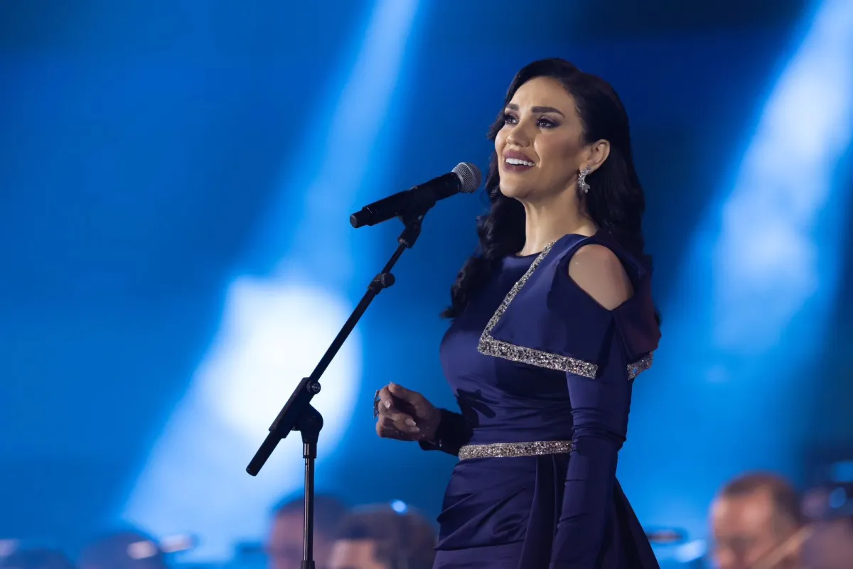 مي فاروق - الصورة من المركز الاعلامي ل بنش مارك