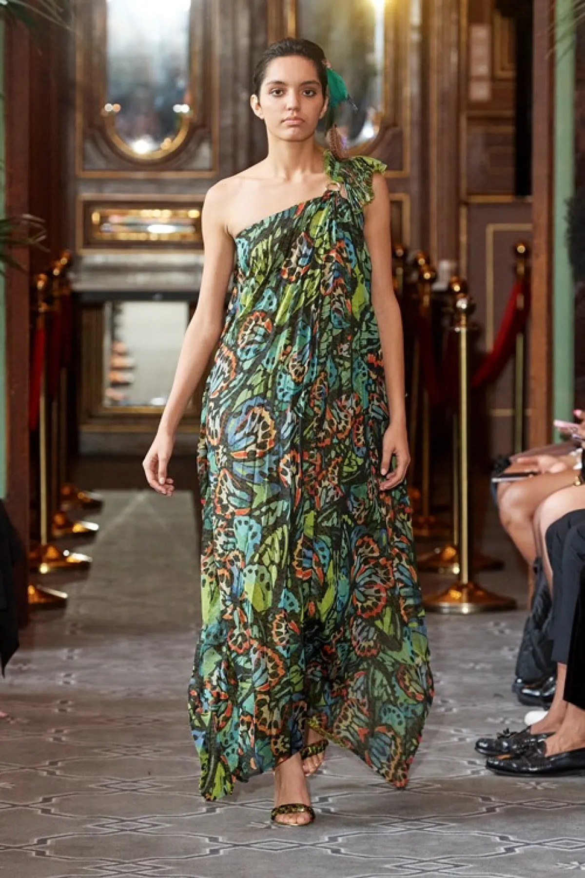  فستان طويل متعدد الألوان من فلاينغ سولو Flying Solo 