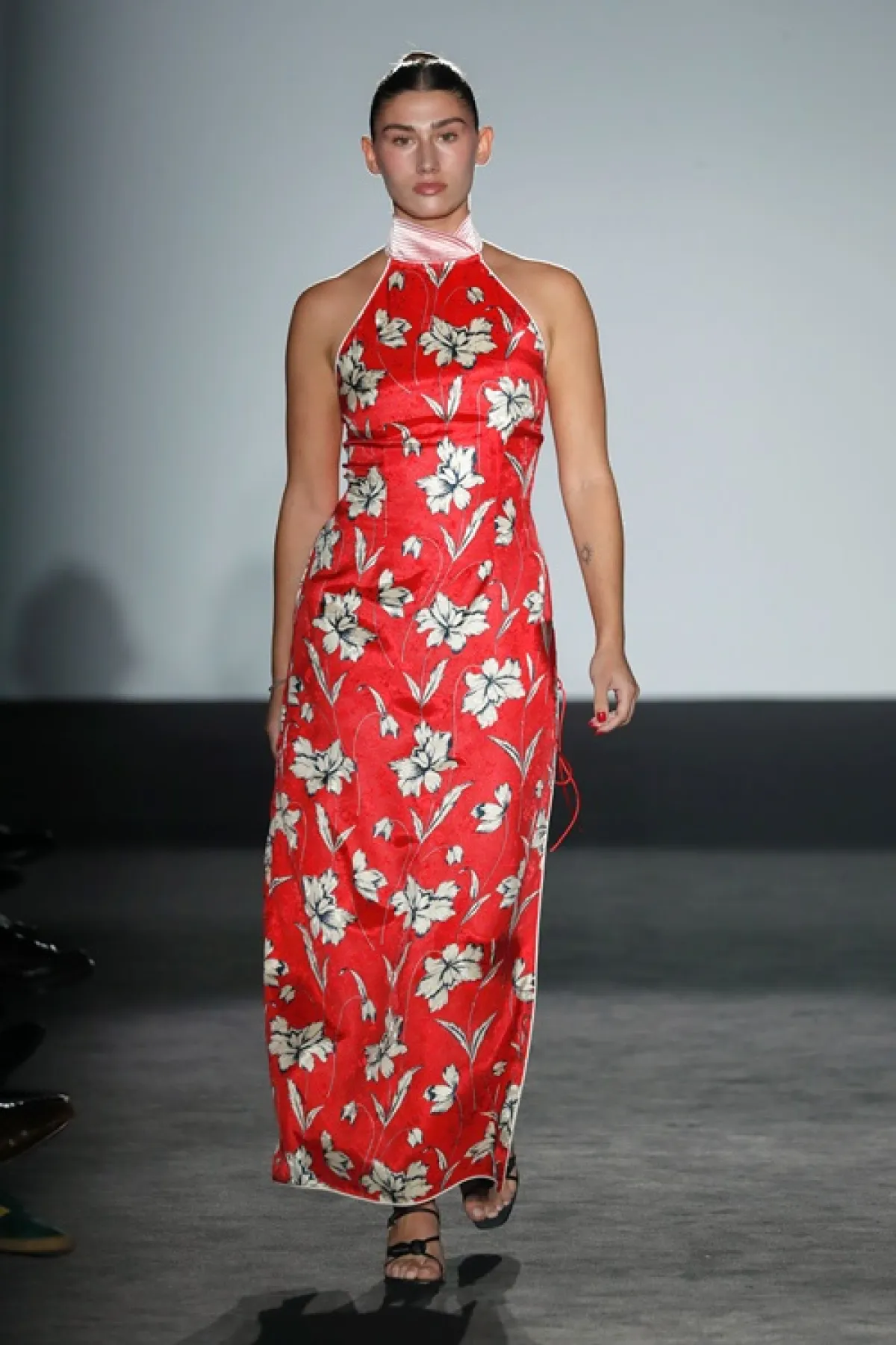 فستان طويل متعدد الألوان من أملول Amlul