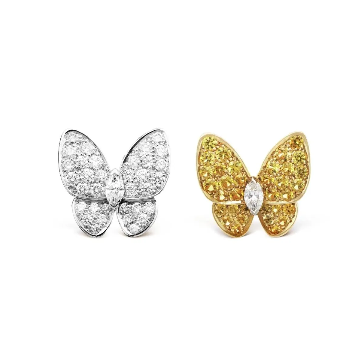 أقراط Two Butterfly من فان كليف آند أربلز Van cleef&Arpels 