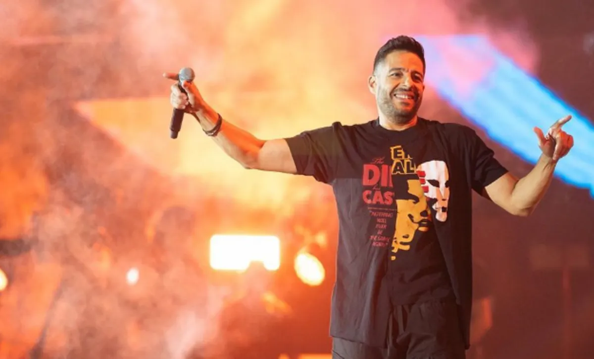 محمد حماقي من حفله الأخير بجدة- الصورة من حسابه الخاص على إنستغرام