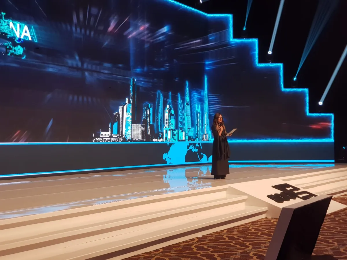 رئيسة برنامج سنابل 500 سيدة الأعمال أمل دخان تلقي الكلمة الافتتاحية