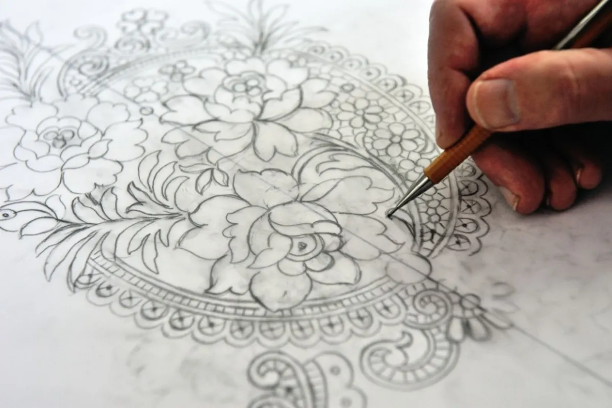 رسوم دانتيل ورقي