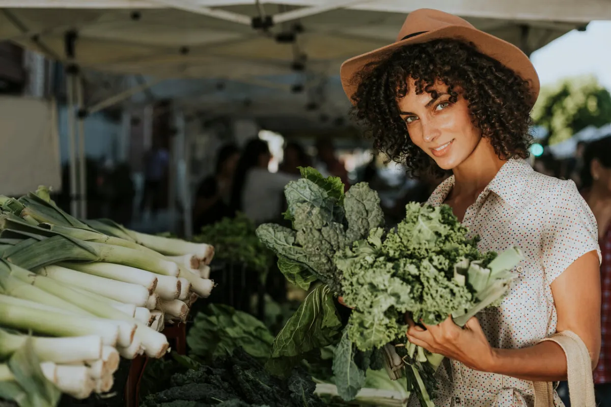 شراء الخضروات