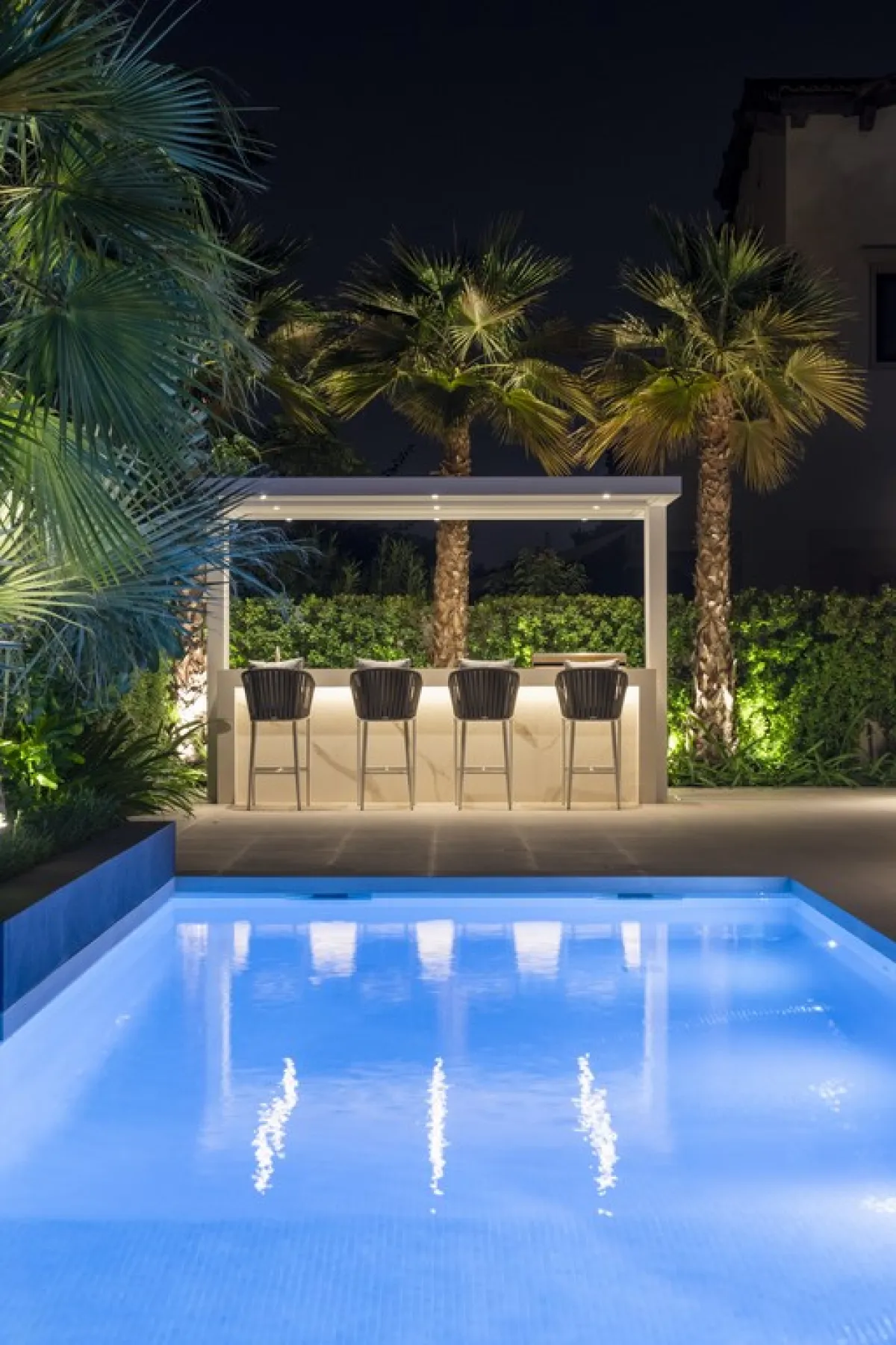 جانب من الحديقة الخارجية