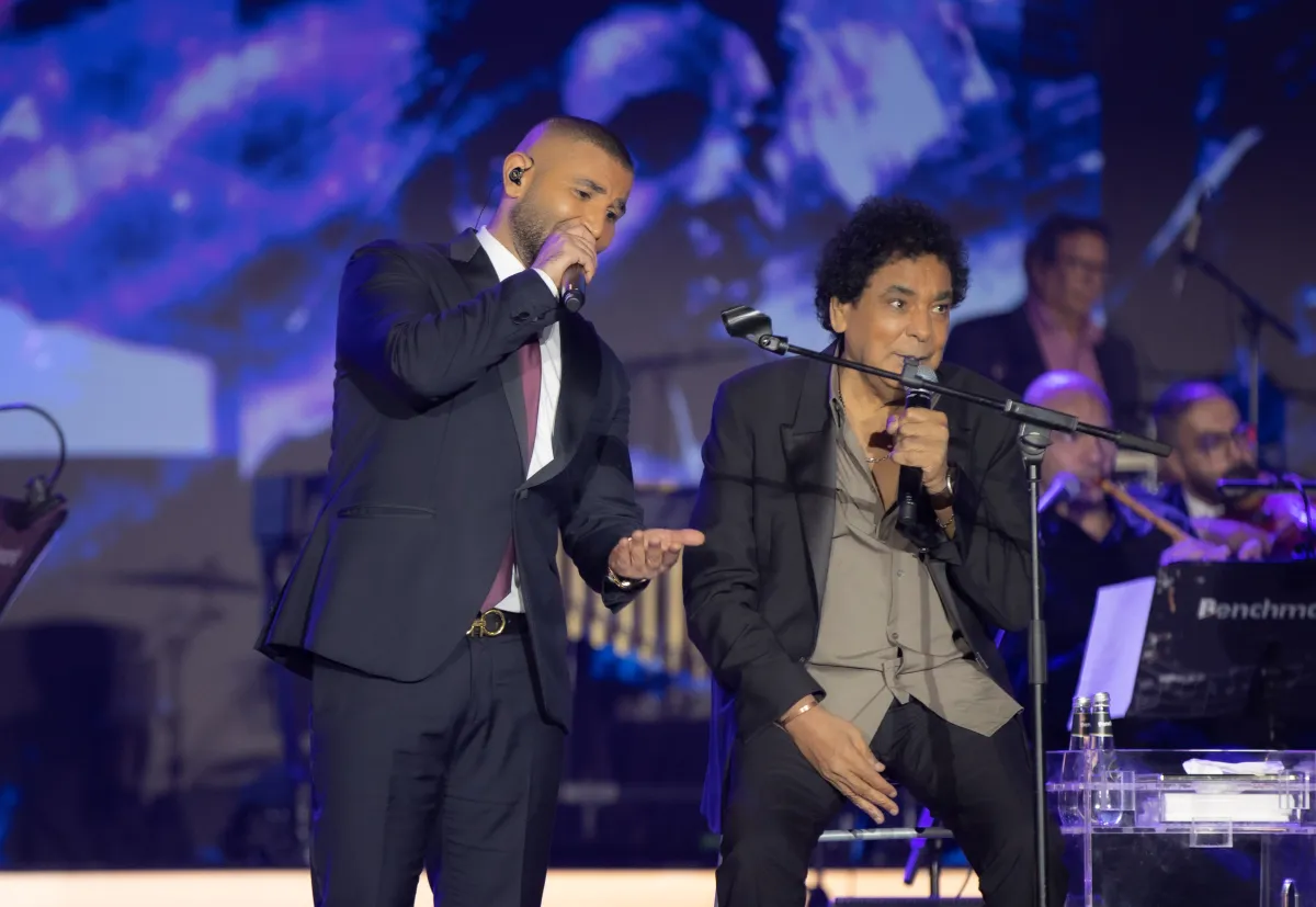 محمد منير وأحمد سعد