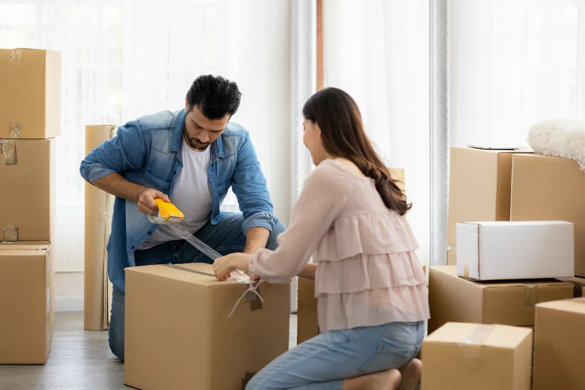 التجهيز للانتقال إلى منزل جديد