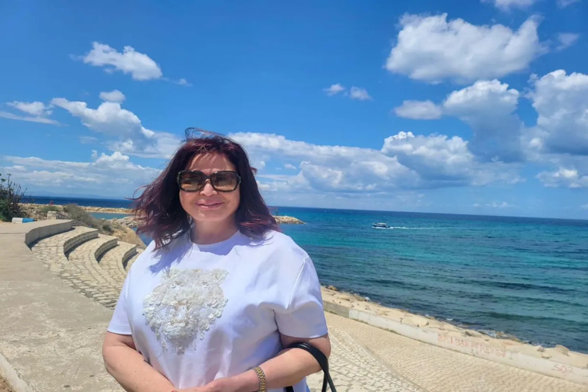 إلهام شاهين في جولة في مدينتيْ سوسة والمنستير.. الصورة من حساب إلهام  شاهين على الفيسبوك