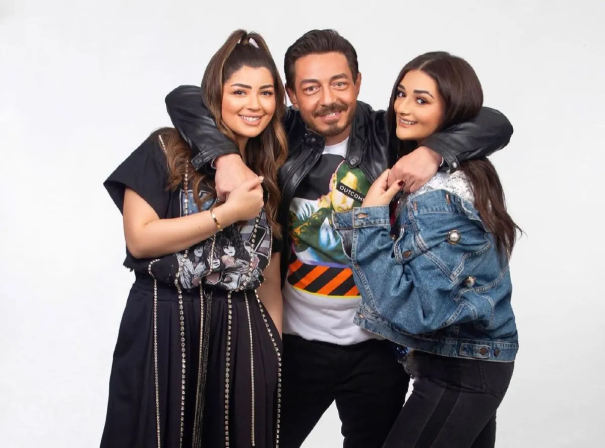 ملك أحمد زاهر ووالدها -الصورة من حسابها على إنستغرام