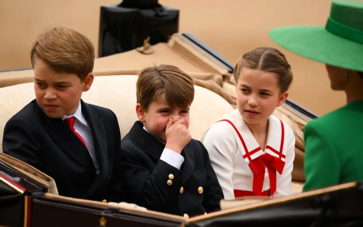 الأمير لويس Prince Louis (مصدر الصورة : Daniel LEAL / AFP)