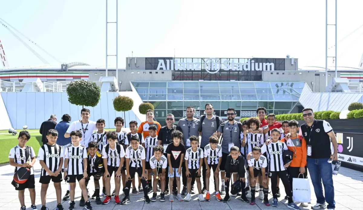 فوز أكاديمية يوفنتوس. الصورة من الموقع الرسمي لفريق juventus