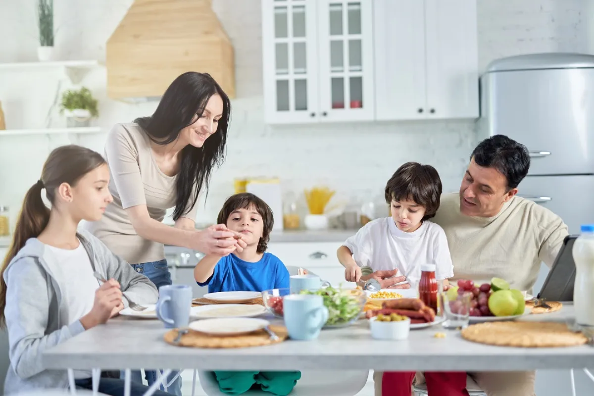 صورة لأسرة في أول يوم للعيد