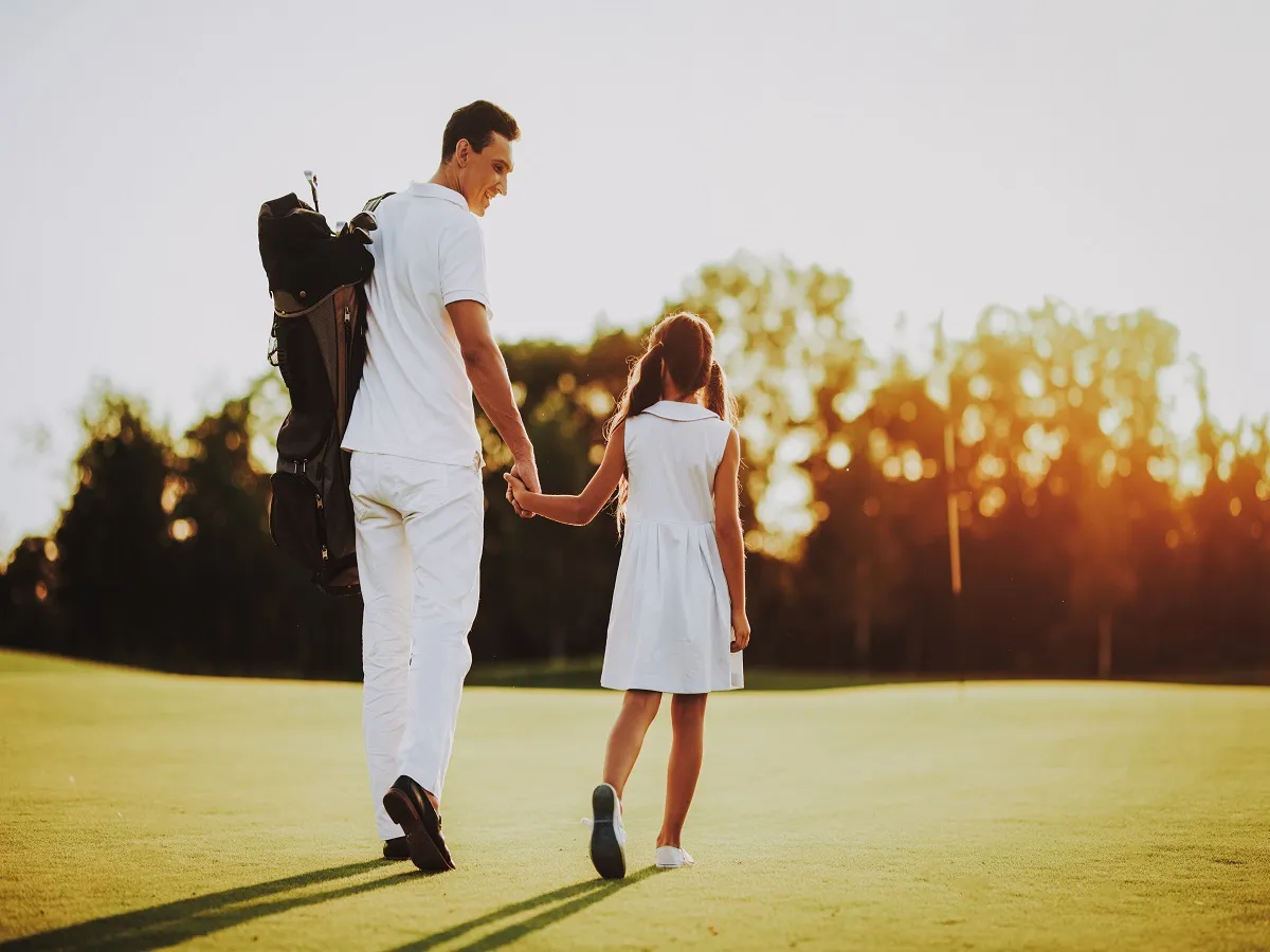 صورة لأب مع ابنته